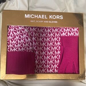 Michael Kors Fuchsia Knit Set